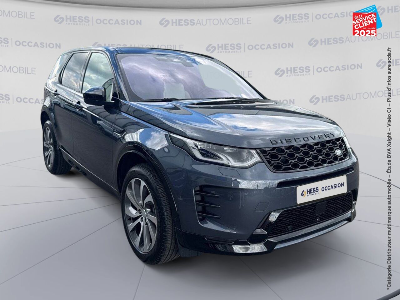 Véhicule d'occasion LAND-ROVER DISCOVERY SPORT P270E PHEV 269CH DYNAMIC HSE TPANO SIEGES CHAUF/VENTIL/CUIR GPS CAMERA MERIDIAN chez Land Rover Metz