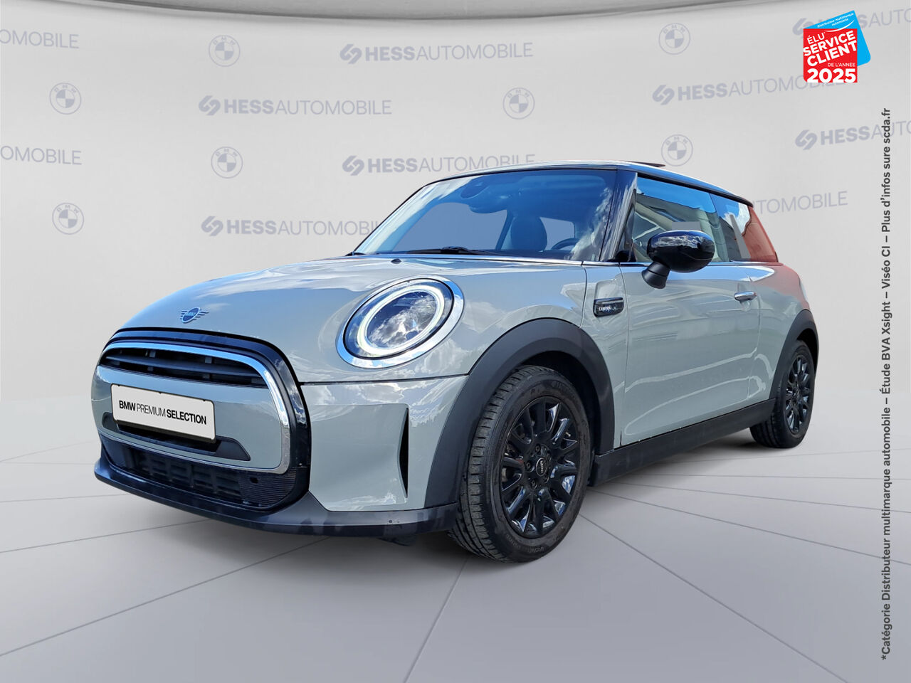 Véhicule d'occasion MINI MINI COOPER 136CH EDITION CAMDEN TOUVRANT SIEGES CUIR GPS RADAR AR CARPLAY chez Renault Colmar
