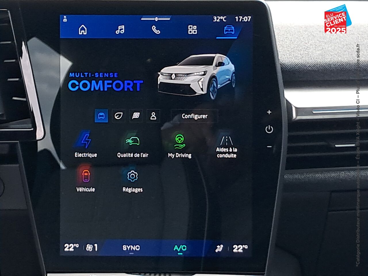 Véhicule d'occasion RENAULT SCENIC E-TECH ELECTRIC 220CH TECHNO GRANDE AUTONOMIE -24 chez Toyota Thionville