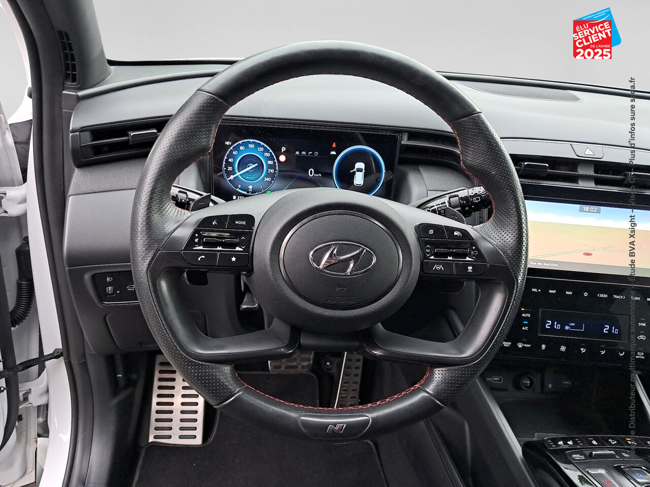 Véhicule d'occasion HYUNDAI TUCSON 1.6 T-GDI 265 CH PHEV N LINE EXECUTIVE HTRAC chez Toyota Thionville