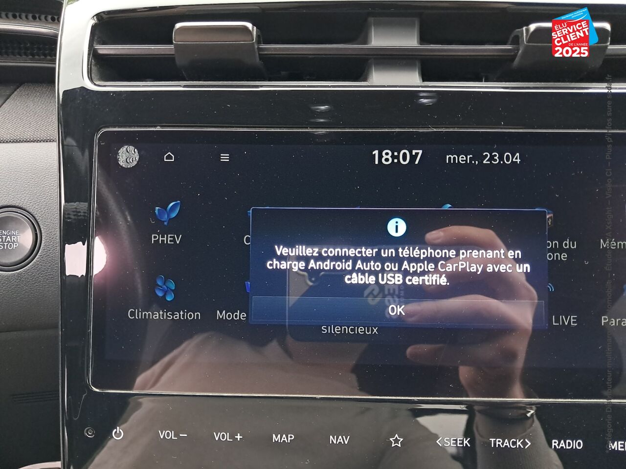 Véhicule d'occasion HYUNDAI TUCSON 1.6 T-GDI 265 CH PHEV N LINE EXECUTIVE HTRAC chez Toyota Thionville