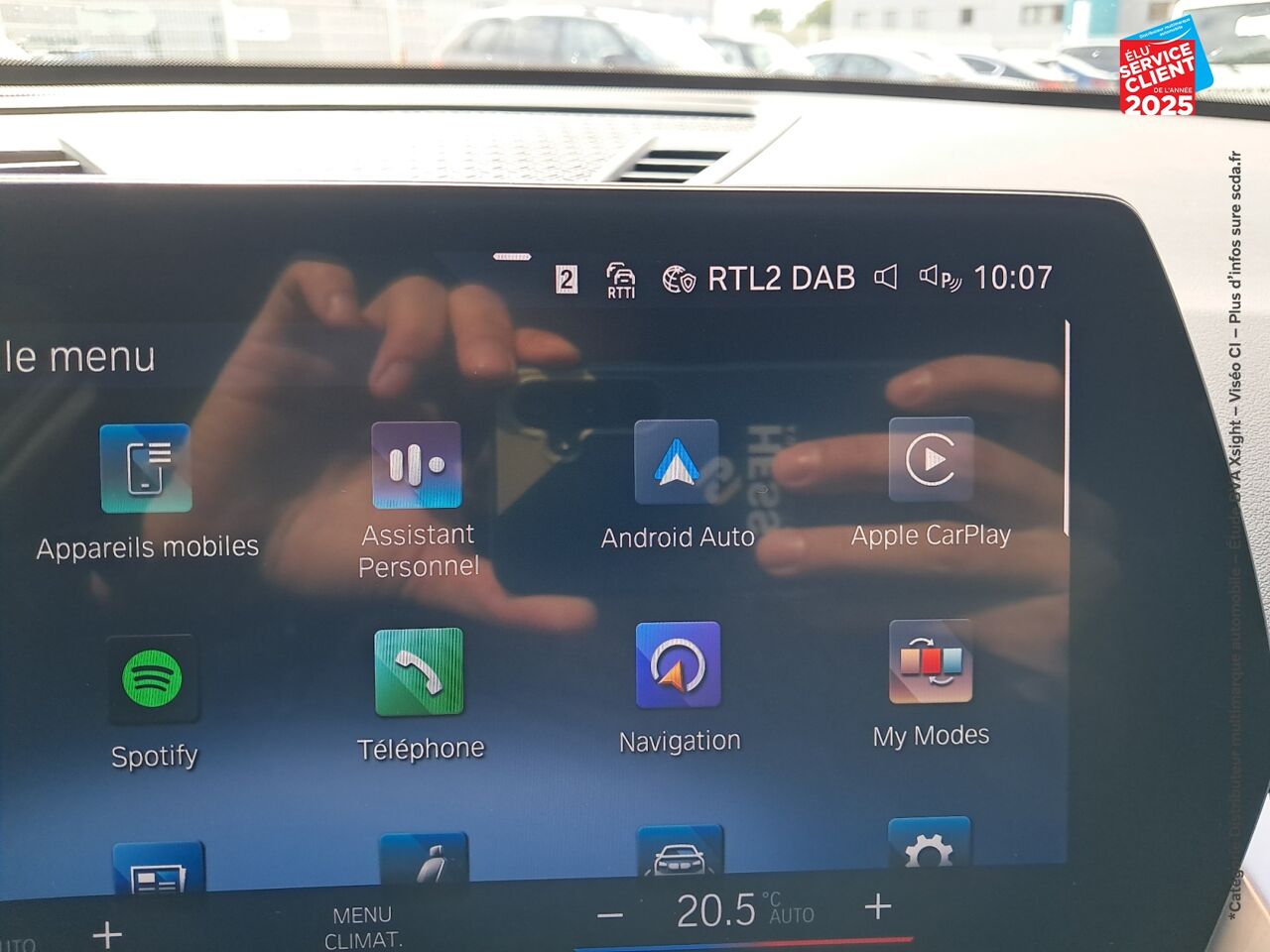 Véhicule d'occasion BMW X1 SDRIVE18I 136CH M SPORT GPS CAMERA CARPLAY HUD chez Hyundai Strasbourg