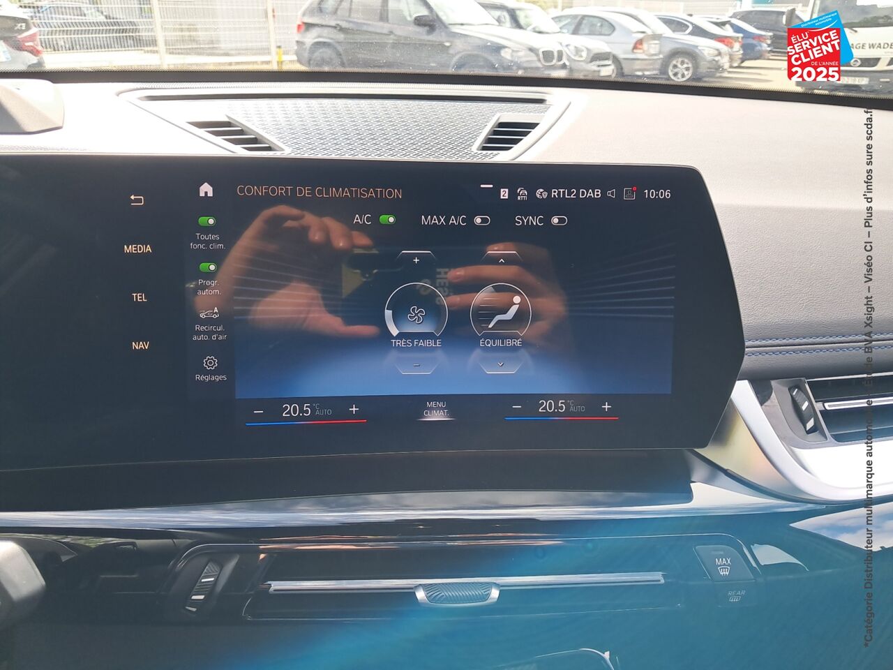 Véhicule d'occasion BMW X1 SDRIVE18I 136CH M SPORT GPS CAMERA CARPLAY HUD chez Hyundai Strasbourg