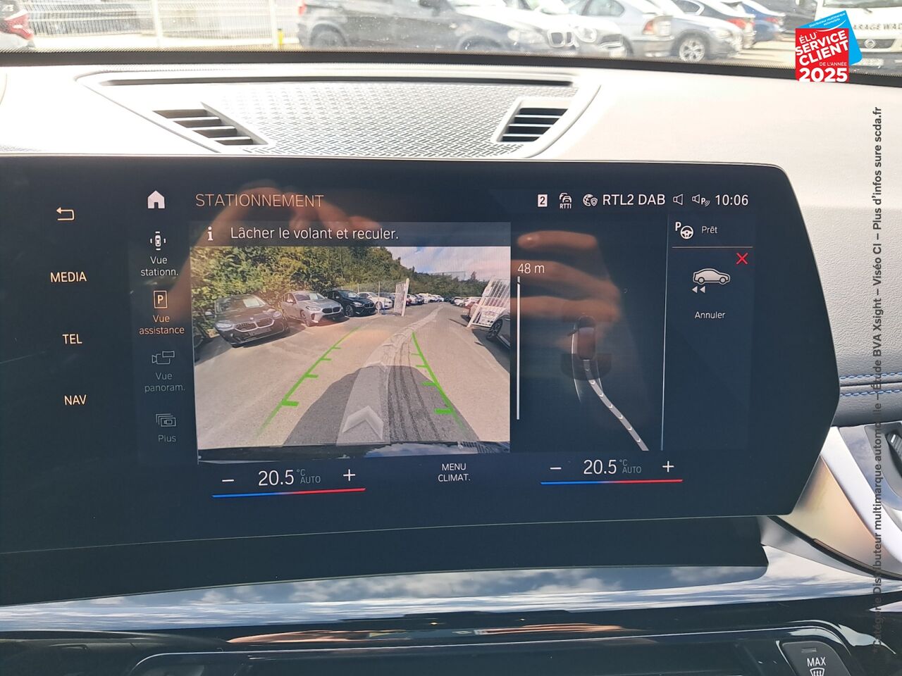 Véhicule d'occasion BMW X1 SDRIVE18I 136CH M SPORT GPS CAMERA CARPLAY HUD chez Hyundai Strasbourg