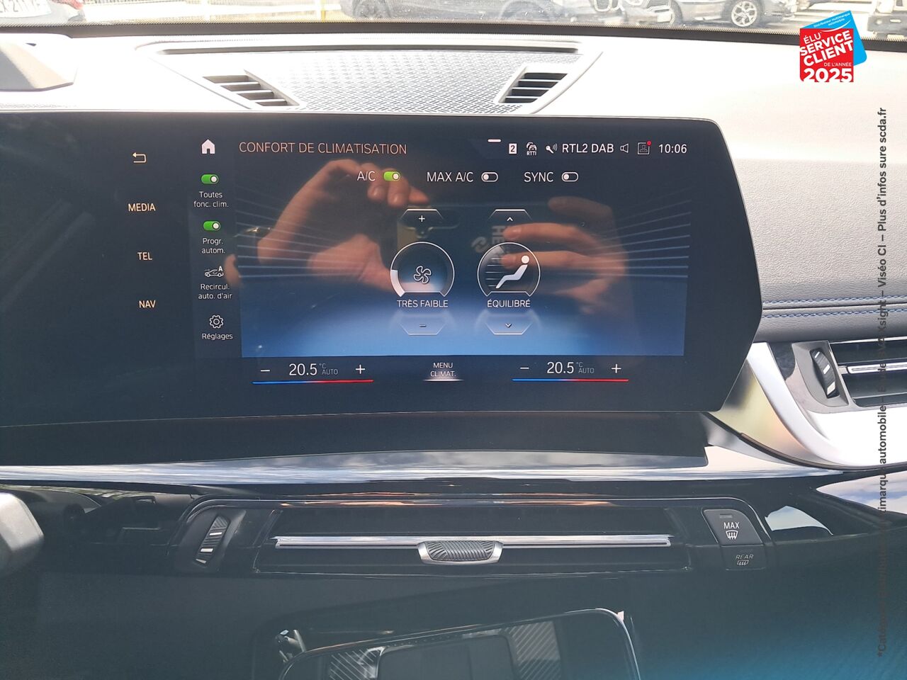 Véhicule d'occasion BMW X1 SDRIVE18I 136CH M SPORT GPS CAMERA CARPLAY HUD chez Hyundai Strasbourg