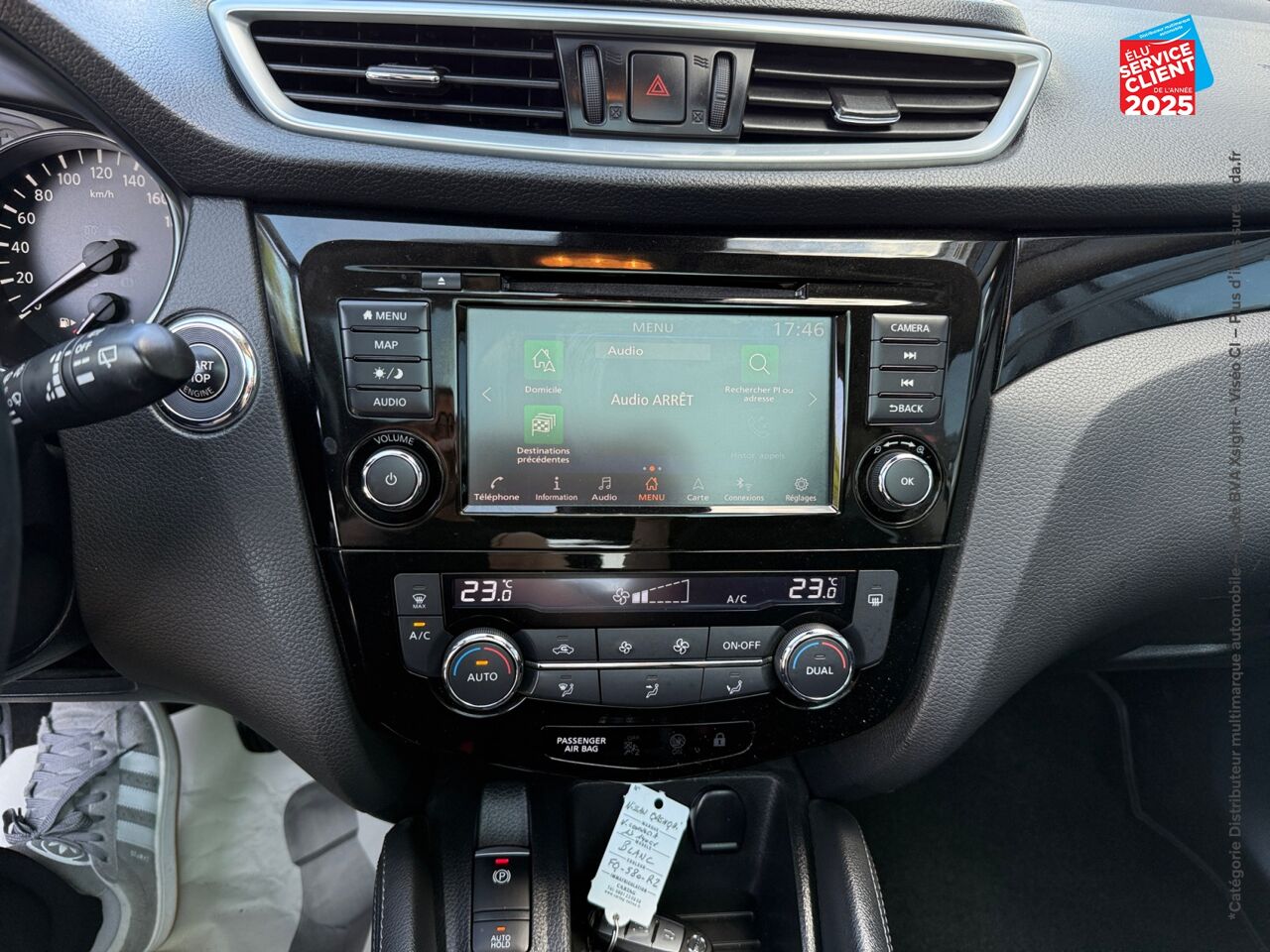 Véhicule d'occasion NISSAN QASHQAI 1.3 DIG-T 140CH N-CONNECTA 2019 EURO6-EVAP TPANO GPS CAMERA chez Nissan Qashqai occasion