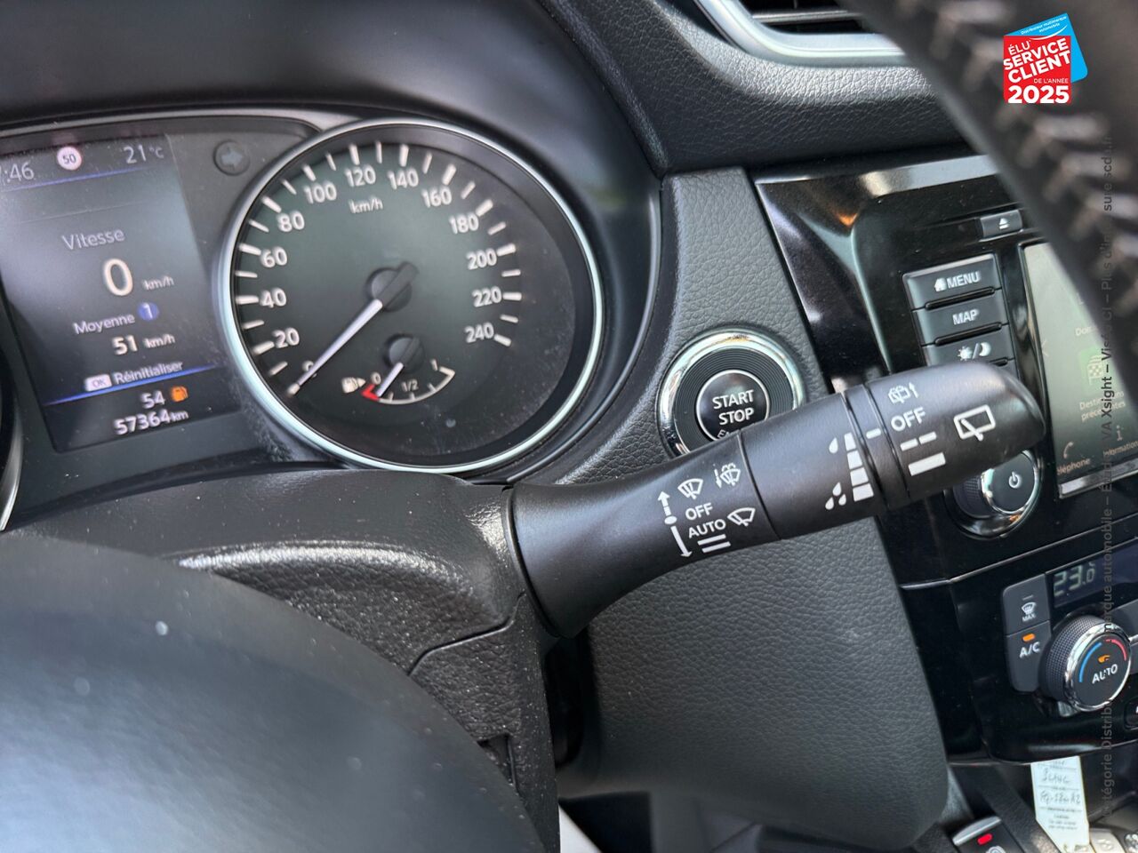 Véhicule d'occasion NISSAN QASHQAI 1.3 DIG-T 140CH N-CONNECTA 2019 EURO6-EVAP TPANO GPS CAMERA chez Nissan Qashqai occasion