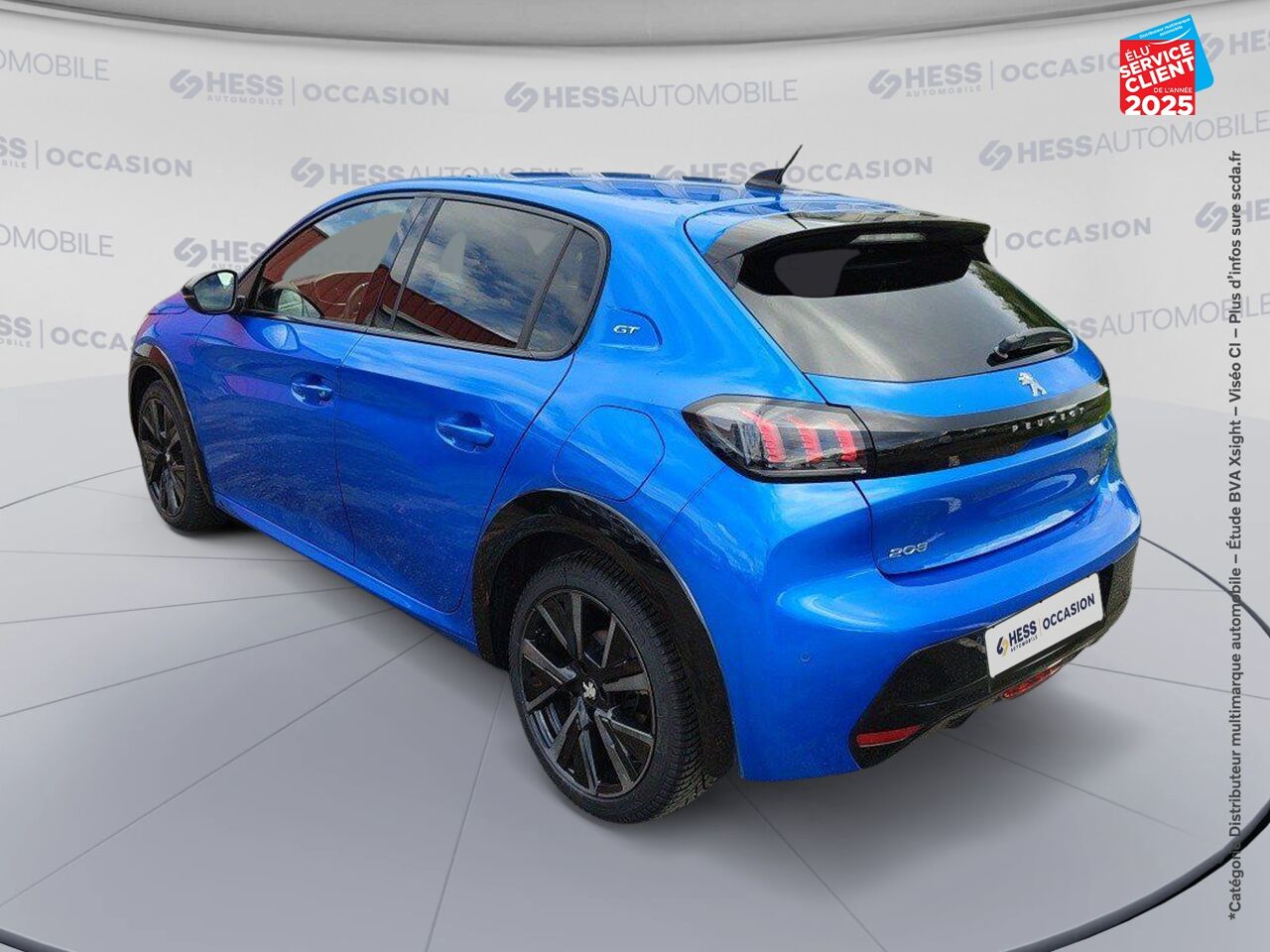 Véhicule d'occasion PEUGEOT 208 1.2 PURETECH 100CH SS GT 118G chez Nissan Metz