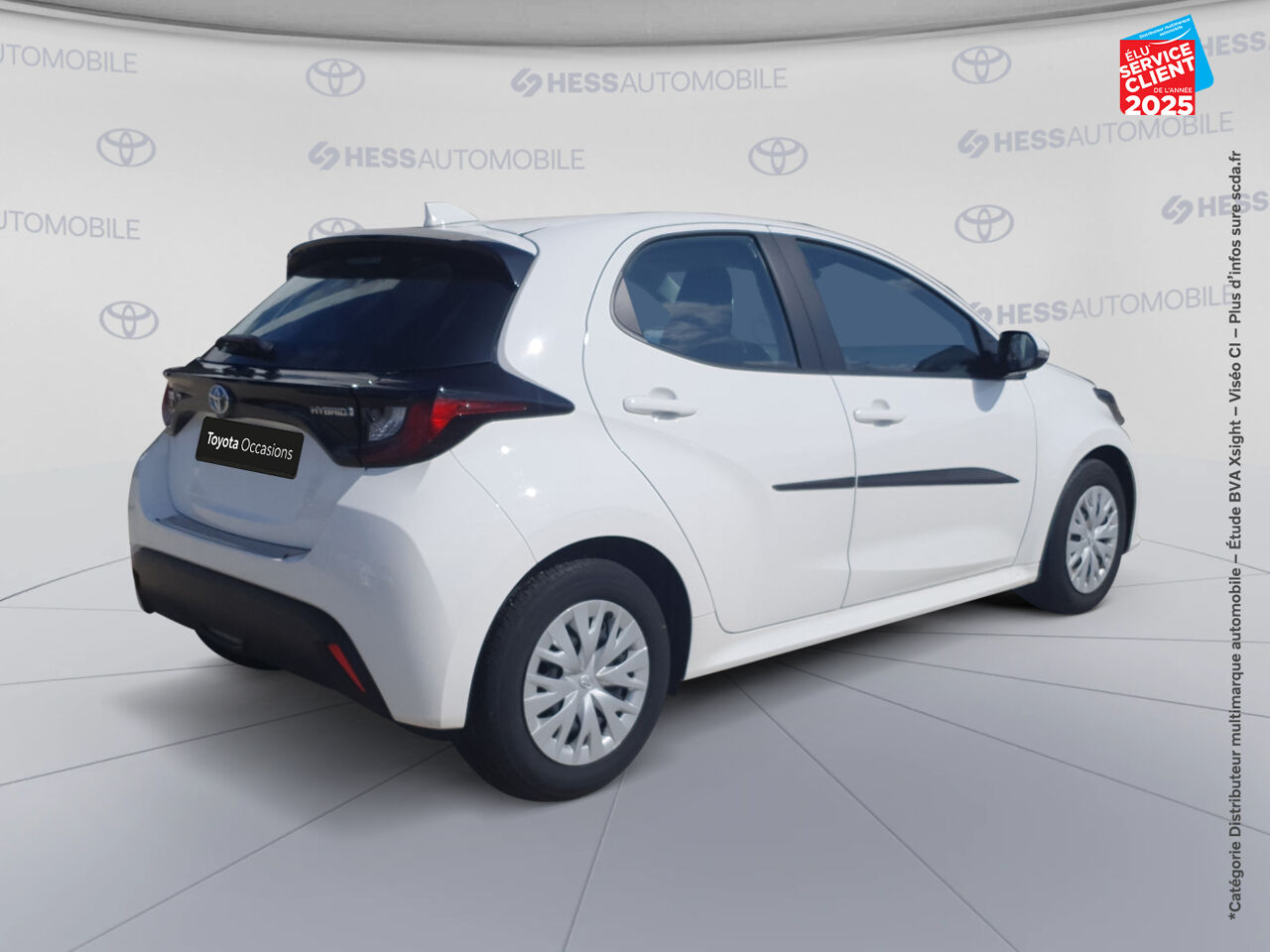 Véhicule d'occasion TOYOTA YARIS 116H DYNAMIC 5P MY22 CAMERA chez Toyota Besançon