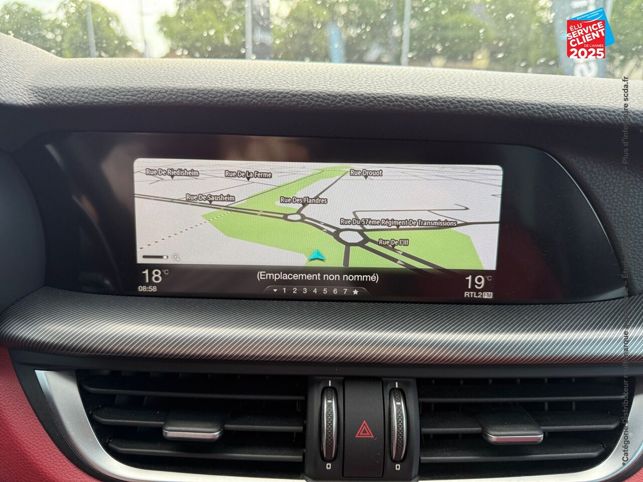 Véhicule d'occasion ALFA ROMEO STELVIO 2.2 DIESEL 210CH SPORT EDITION Q4 AT8 SIEGE CHAUF VOLANT CHAUF CAMERA GPS chez BMW Belfort