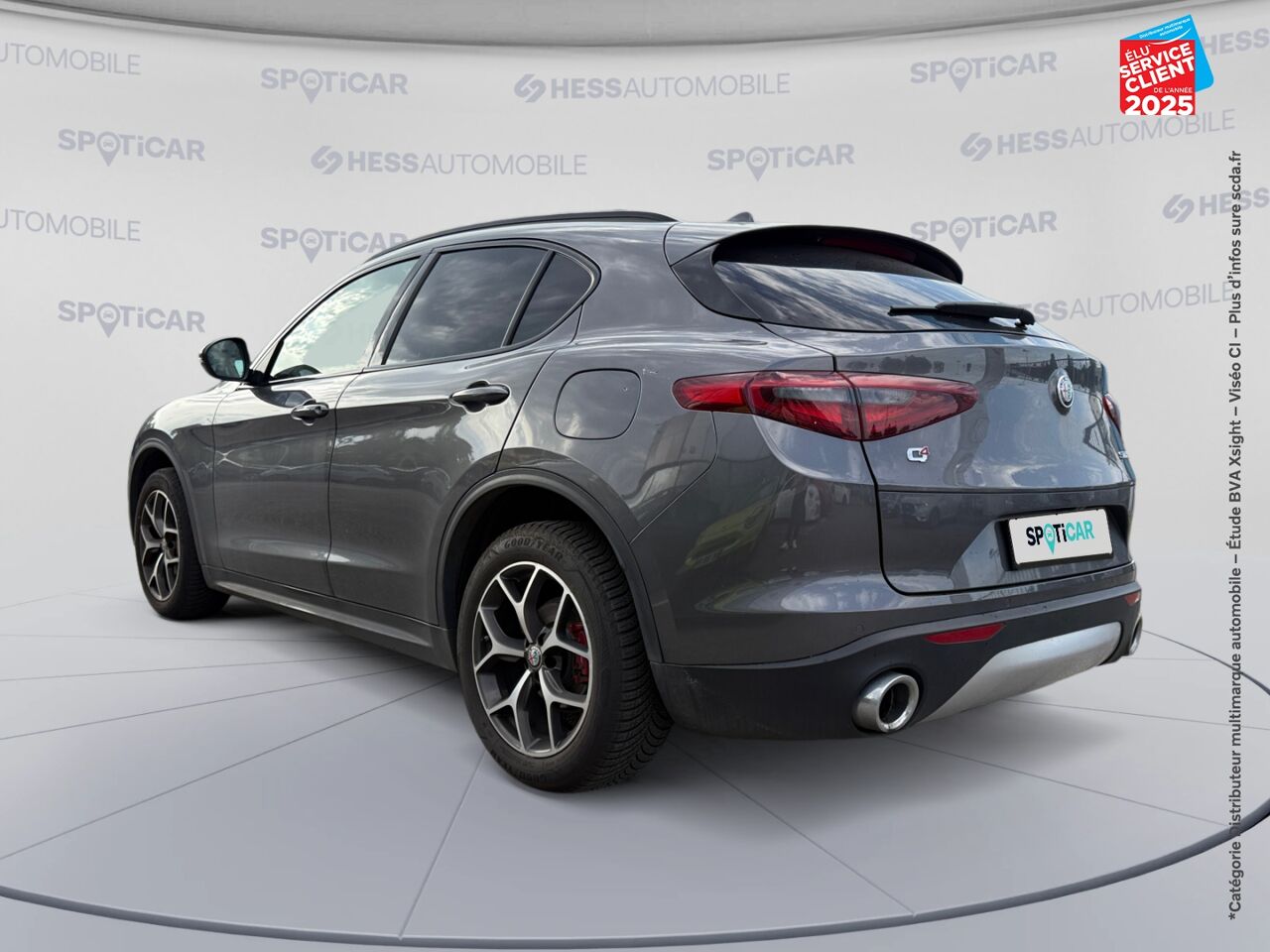 Véhicule d'occasion ALFA ROMEO STELVIO 2.2 DIESEL 210CH SPORT EDITION Q4 AT8 SIEGE CHAUF VOLANT CHAUF CAMERA GPS chez BMW Belfort