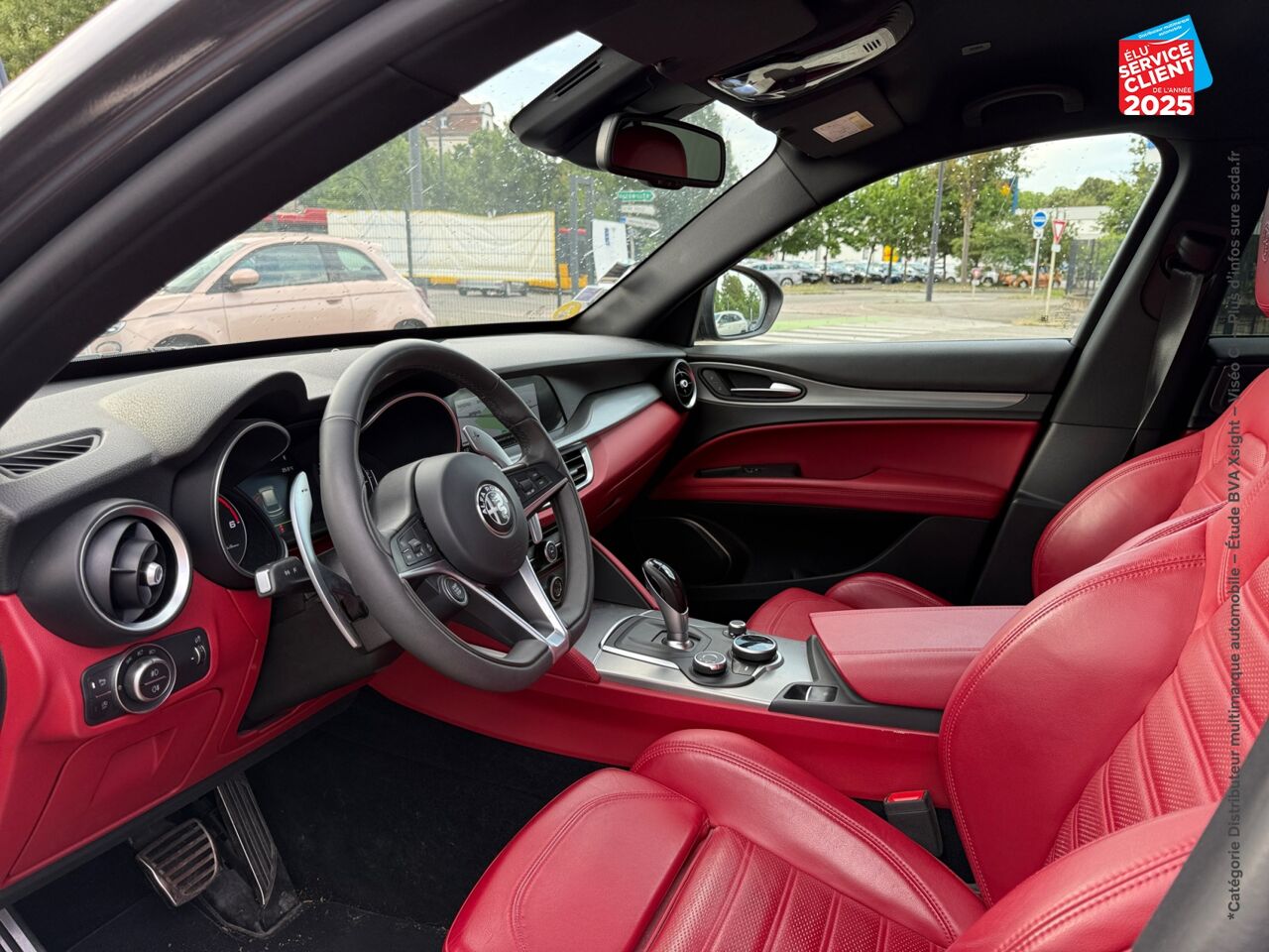 Véhicule d'occasion ALFA ROMEO STELVIO 2.2 DIESEL 210CH SPORT EDITION Q4 AT8 SIEGE CHAUF VOLANT CHAUF CAMERA GPS chez BMW Belfort