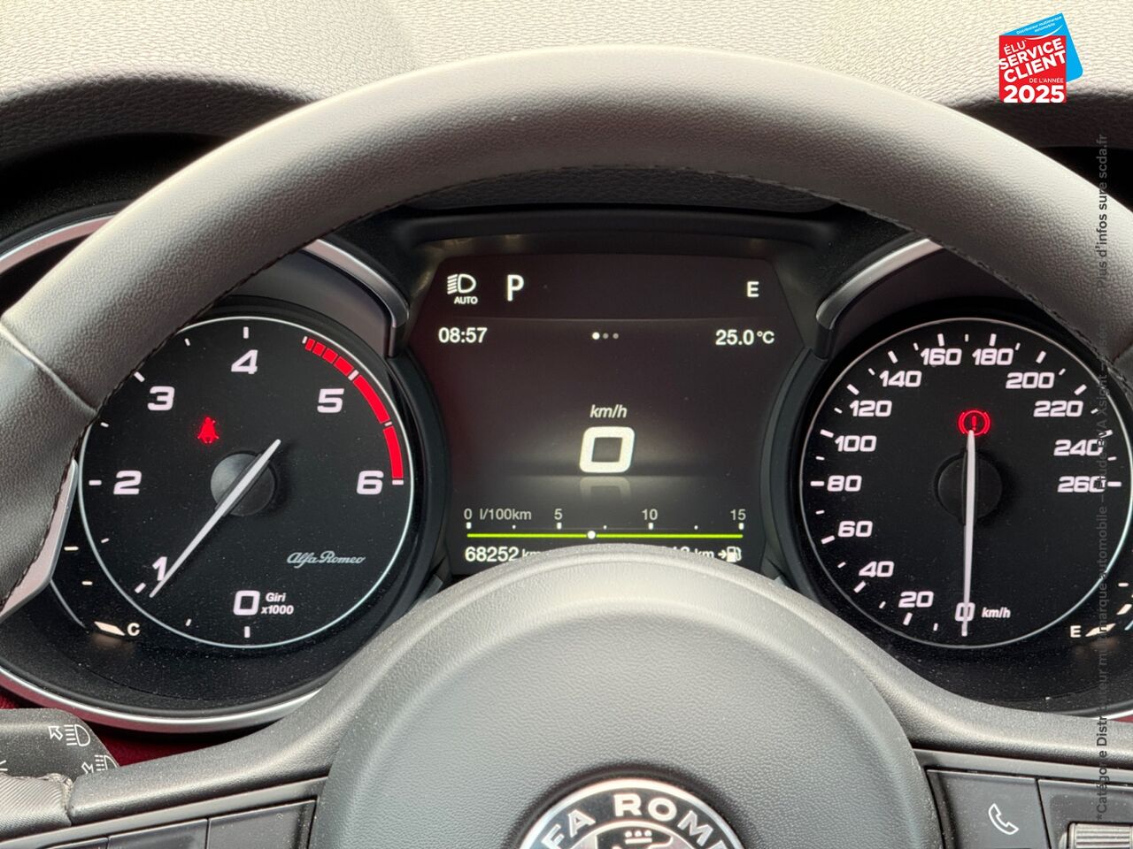 Véhicule d'occasion ALFA ROMEO STELVIO 2.2 DIESEL 210CH SPORT EDITION Q4 AT8 SIEGE CHAUF VOLANT CHAUF CAMERA GPS chez BMW Belfort