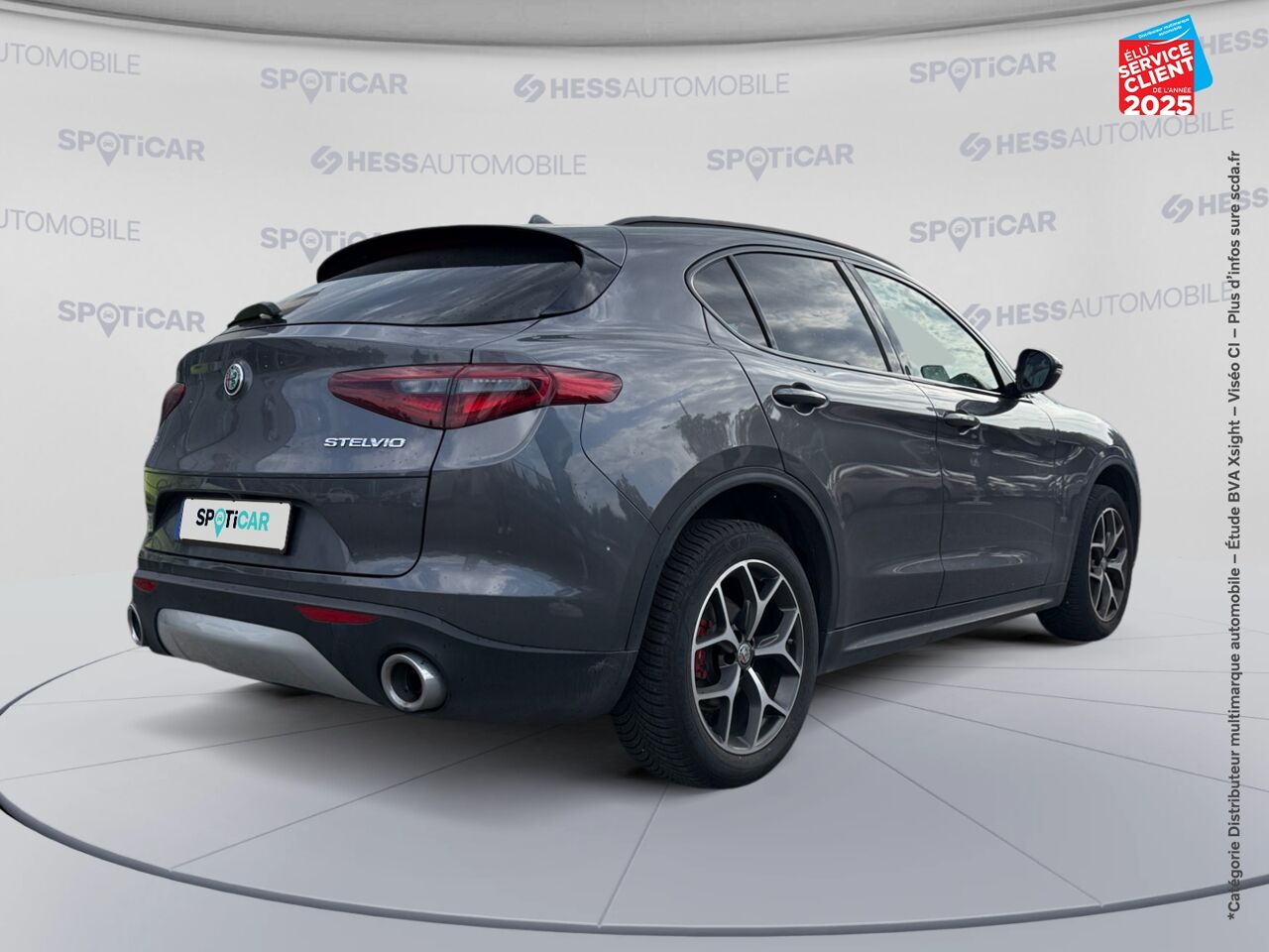 Véhicule d'occasion ALFA ROMEO STELVIO 2.2 DIESEL 210CH SPORT EDITION Q4 AT8 SIEGE CHAUF VOLANT CHAUF CAMERA GPS chez BMW Belfort