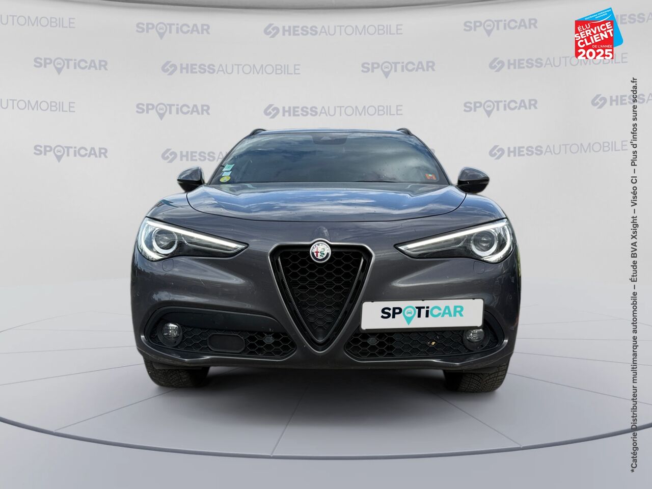 Véhicule d'occasion ALFA ROMEO STELVIO 2.2 DIESEL 210CH SPORT EDITION Q4 AT8 SIEGE CHAUF VOLANT CHAUF CAMERA GPS chez BMW Belfort