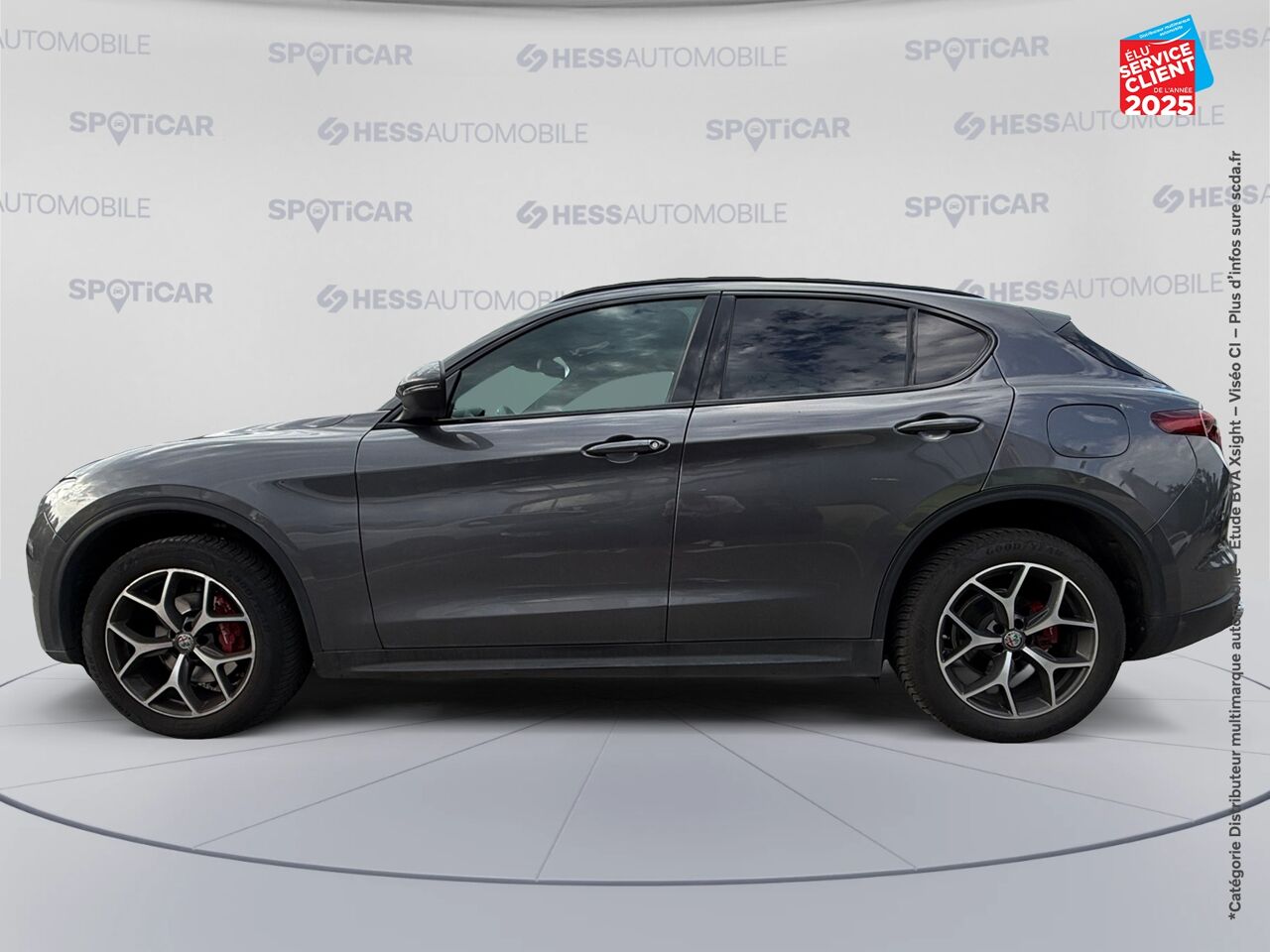 Véhicule d'occasion ALFA ROMEO STELVIO 2.2 DIESEL 210CH SPORT EDITION Q4 AT8 SIEGE CHAUF VOLANT CHAUF CAMERA GPS chez BMW Belfort