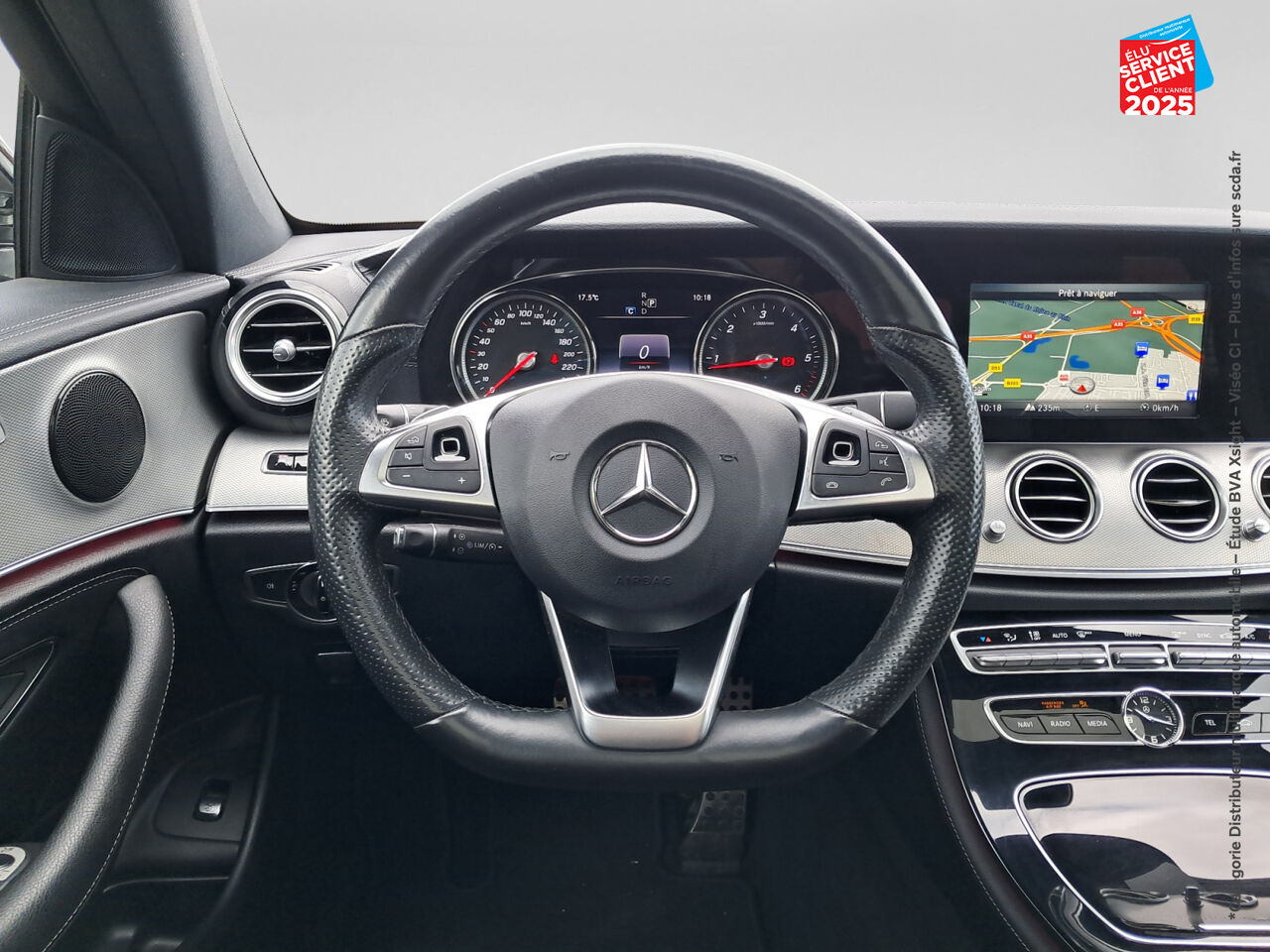 Véhicule d'occasion MERCEDES-BENZ CLASSE E 220 D 194CH FASCINATION 4MATIC 9G-TRONIC EURO6D-T chez Renault Saint-Louis