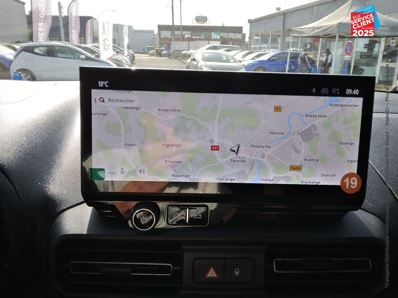 Véhicule d'occasion TOYOTA PROACE CITY ELECTRIC MEDIUM 50 KWH START MC24 chez Toyota Thionville