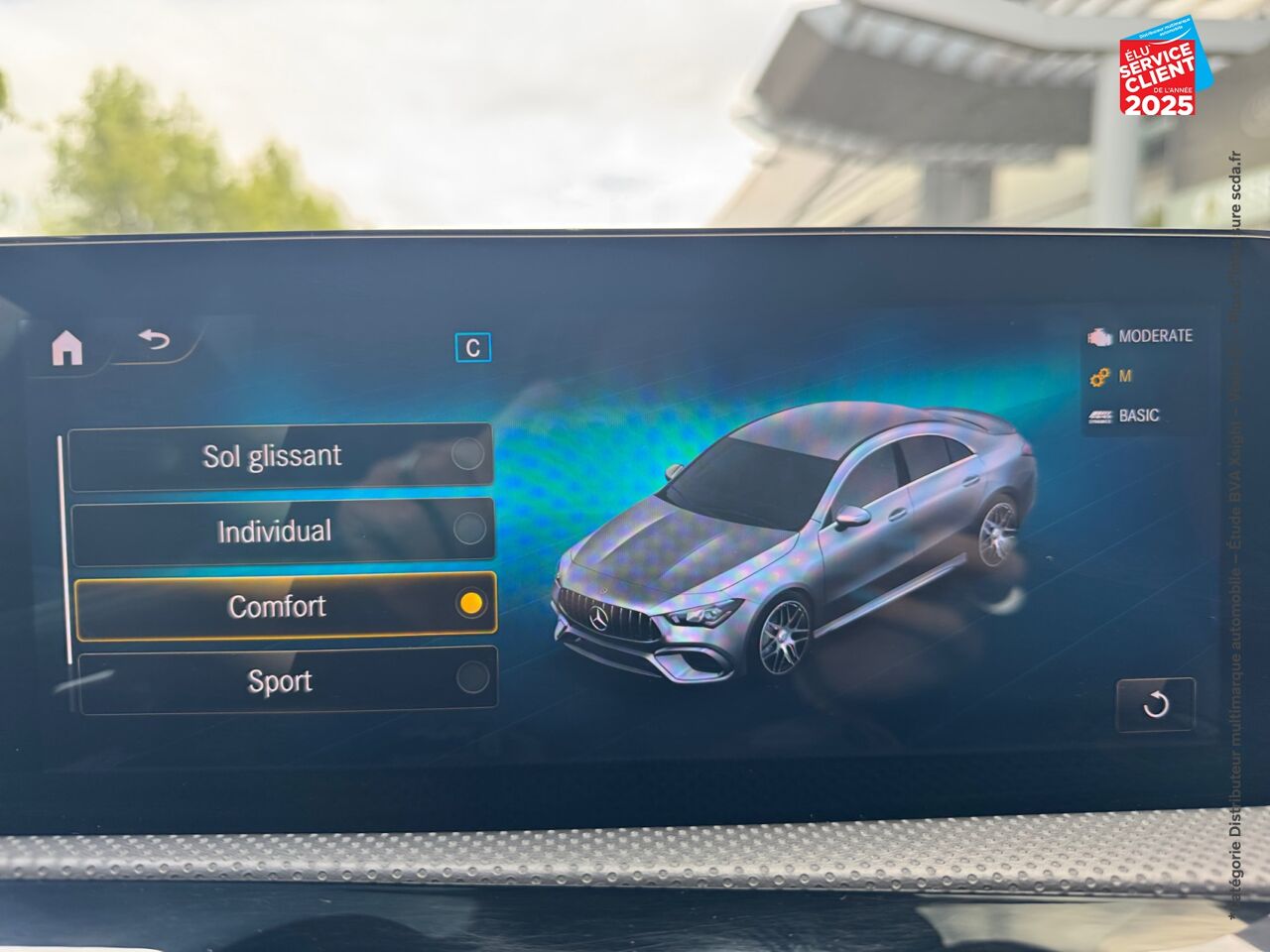 Véhicule d'occasion MERCEDES-BENZ CLA 45 AMG S 421CH 4MATIC+ 8G-DCT SPEEDSHIFT AMG chez Renault Saint-Louis
