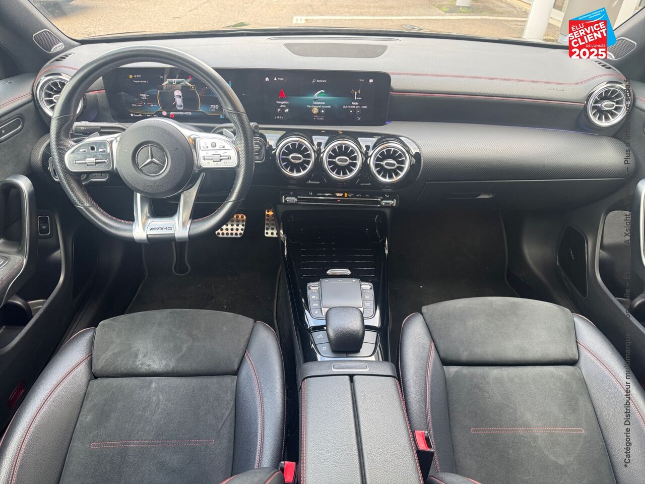 Véhicule d'occasion MERCEDES-BENZ CLA 45 AMG S 421CH 4MATIC+ 8G-DCT SPEEDSHIFT AMG chez Renault Saint-Louis