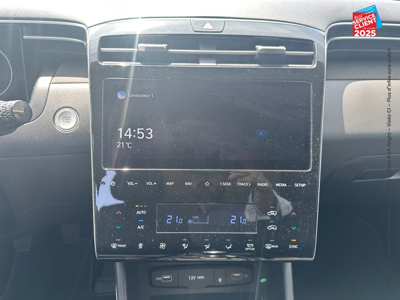 Véhicule d'occasion HYUNDAI TUCSON 1.6 CRDI 136CH HYBRID 48V CREATIVE chez Peugeot Hirson