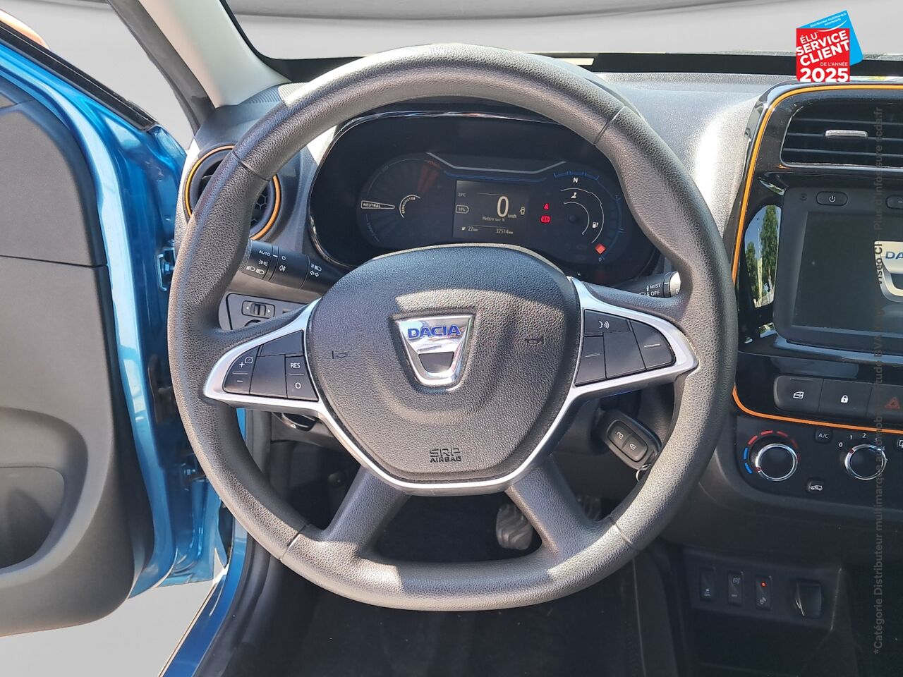 Véhicule d'occasion DACIA SPRING 45CH CONFORT PLUS - ACHAT INTEGRAL SIEGES CUIR CAMERA chez Dacia Strasbourg