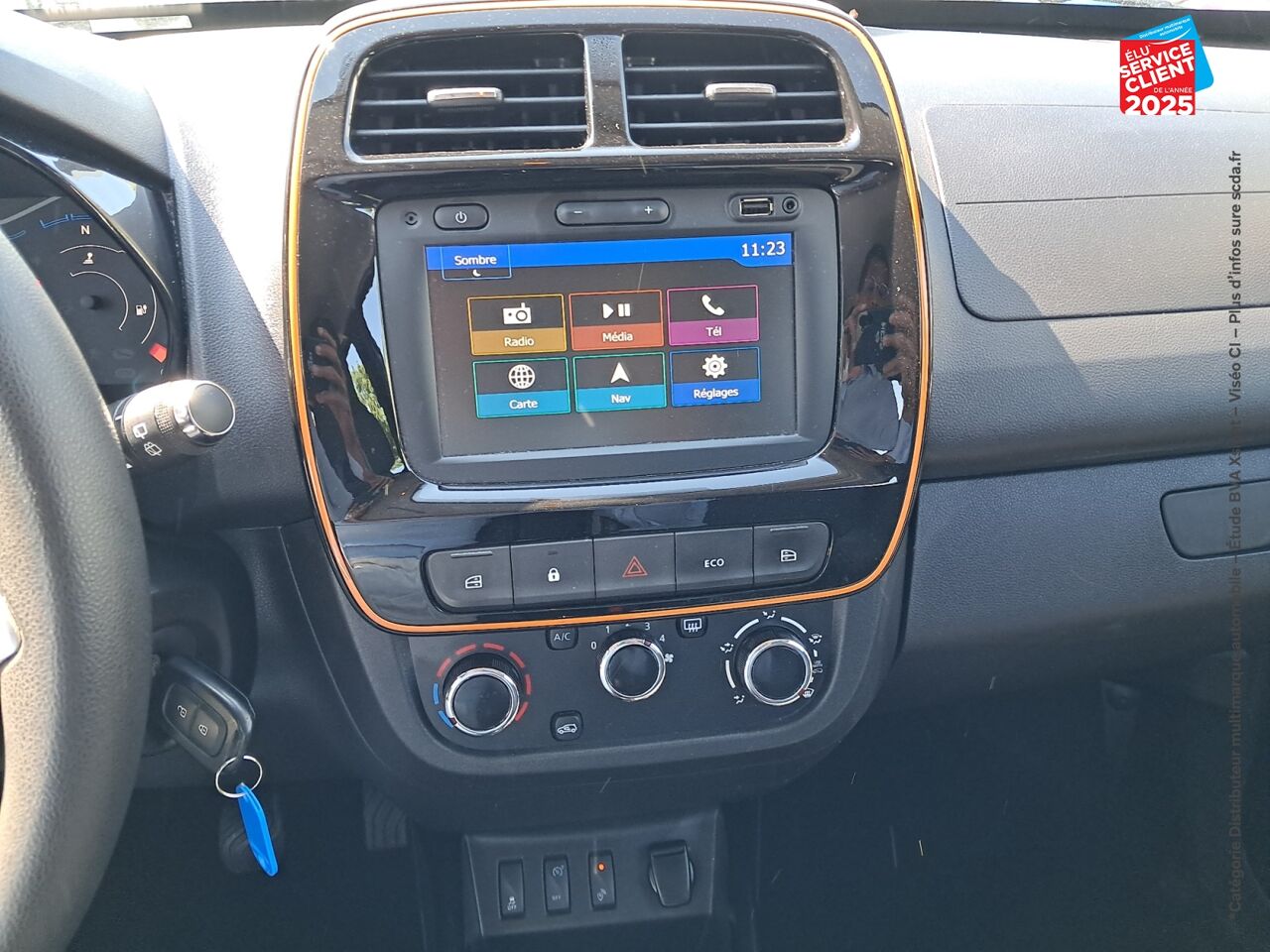 Véhicule d'occasion DACIA SPRING 45CH CONFORT PLUS - ACHAT INTEGRAL SIEGES CUIR CAMERA chez Dacia Strasbourg