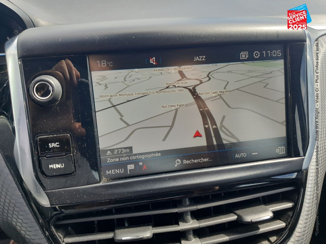 Véhicule d'occasion PEUGEOT 2008 1.2 PURETECH 110CH E6.C ALLURE SS EAT6 chez Renault Saint-Louis