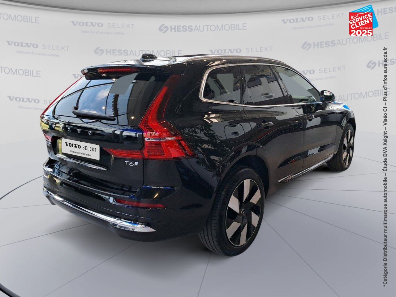 Véhicule d'occasion VOLVO XC60 T6 HYBRIDE RECHARGEABLE 253 + 145CH UTRA STYLE CHROME GEARTRONIC 8 AWD chez Renault Colmar