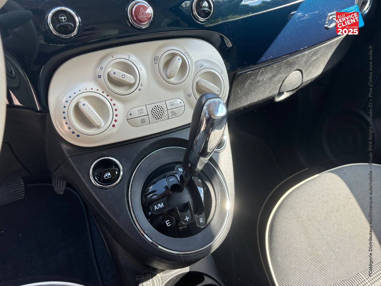 Véhicule d'occasion FIAT 500 1.2 8V 69CH SS LOUNGE DUALOGIC chez Toyota Thionville