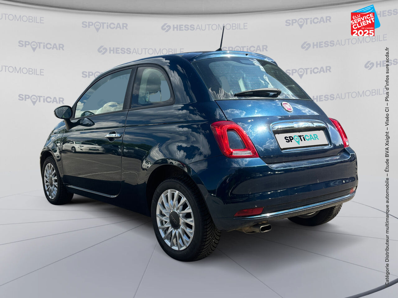 Véhicule d'occasion FIAT 500 1.2 8V 69CH SS LOUNGE DUALOGIC chez Toyota Thionville