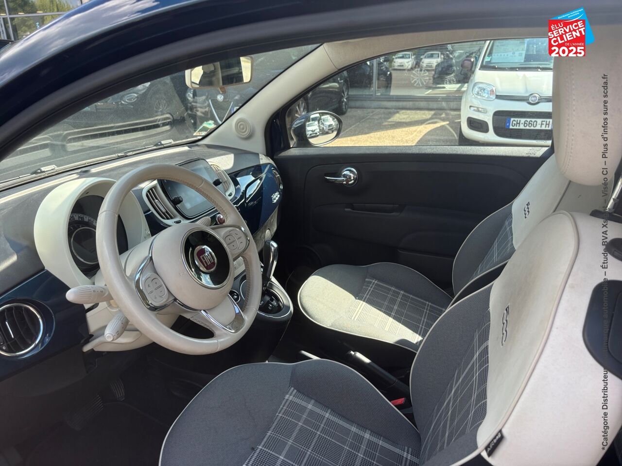 Véhicule d'occasion FIAT 500 1.2 8V 69CH SS LOUNGE DUALOGIC chez Toyota Thionville