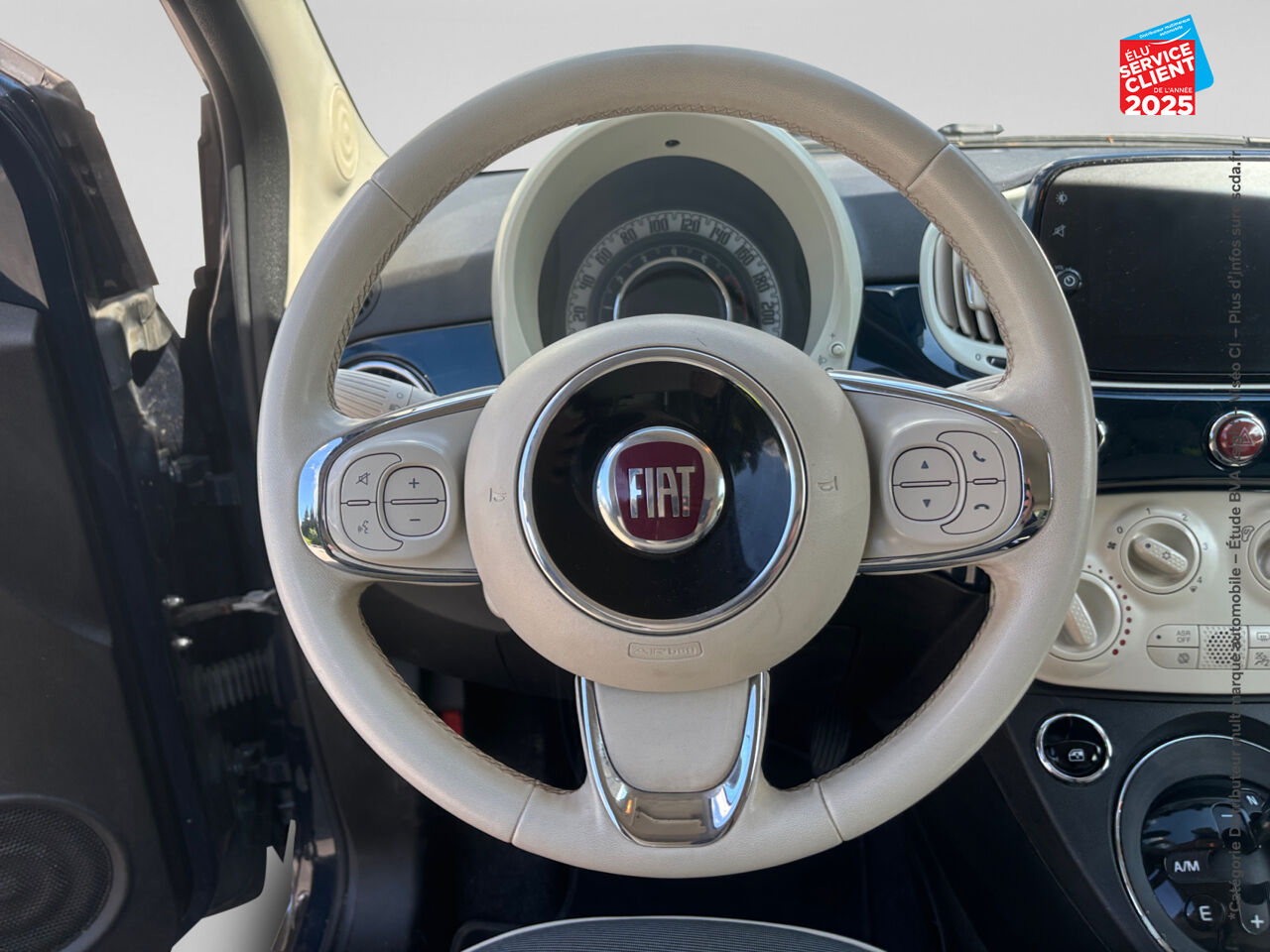 Véhicule d'occasion FIAT 500 1.2 8V 69CH SS LOUNGE DUALOGIC chez Toyota Thionville