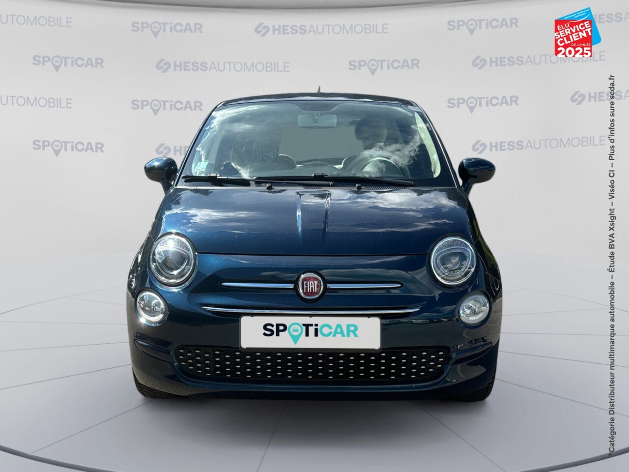 Véhicule d'occasion FIAT 500 1.2 8V 69CH SS LOUNGE DUALOGIC chez Toyota Thionville