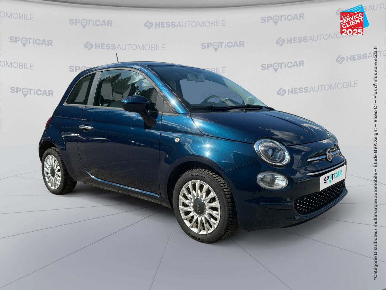 Véhicule d'occasion FIAT 500 1.2 8V 69CH SS LOUNGE DUALOGIC chez Toyota Thionville