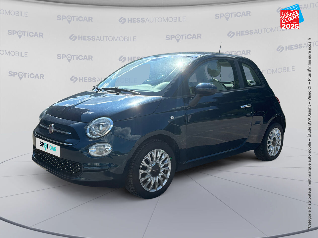 Véhicule d'occasion FIAT 500 1.2 8V 69CH SS LOUNGE DUALOGIC chez Toyota Thionville