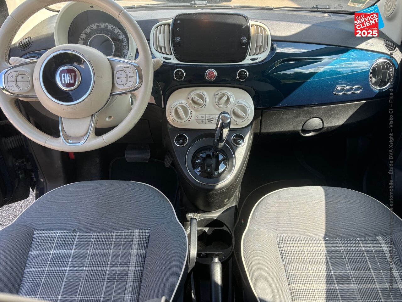 Véhicule d'occasion FIAT 500 1.2 8V 69CH SS LOUNGE DUALOGIC chez Toyota Thionville