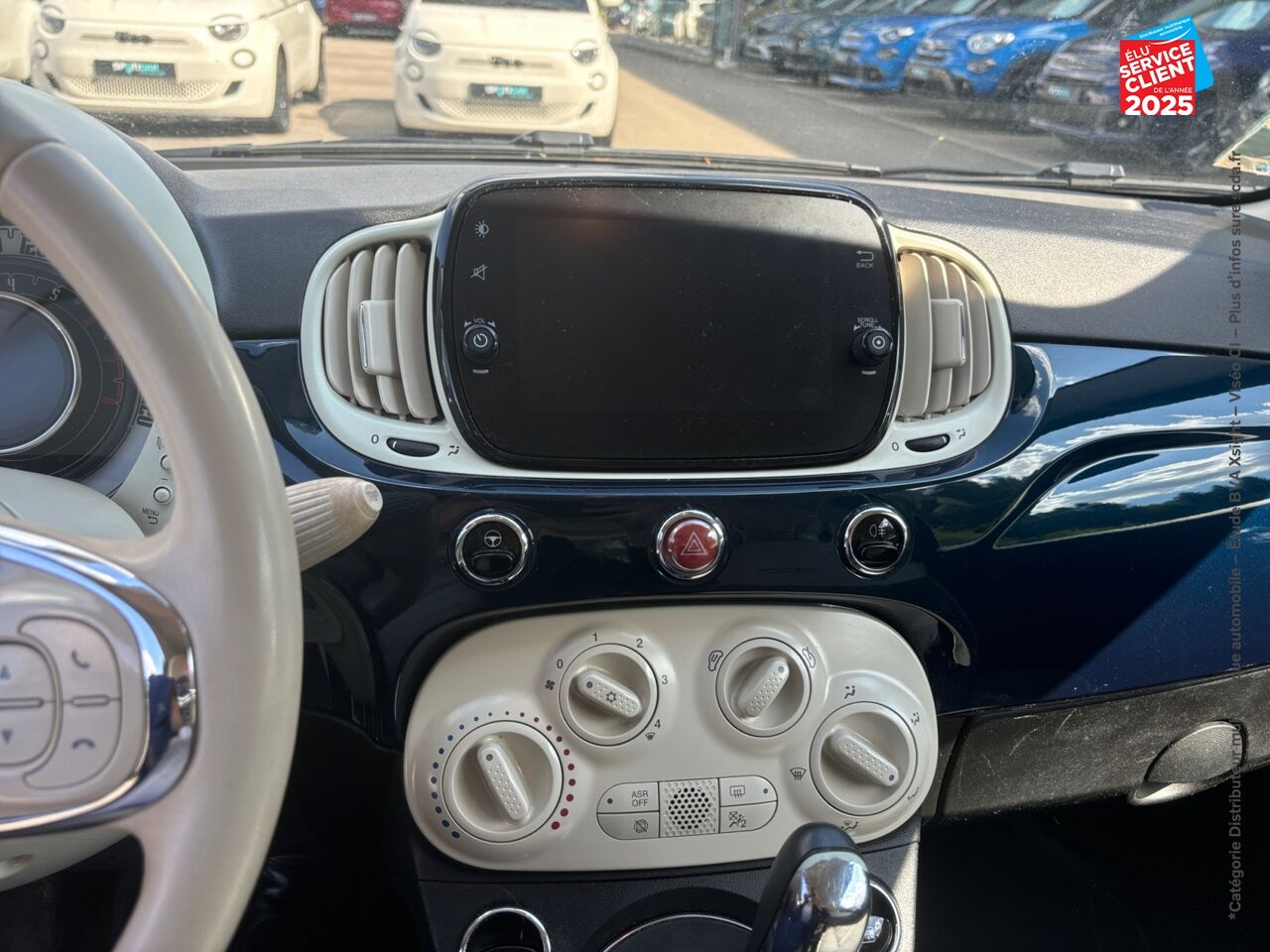 Véhicule d'occasion FIAT 500 1.2 8V 69CH SS LOUNGE DUALOGIC chez Toyota Thionville