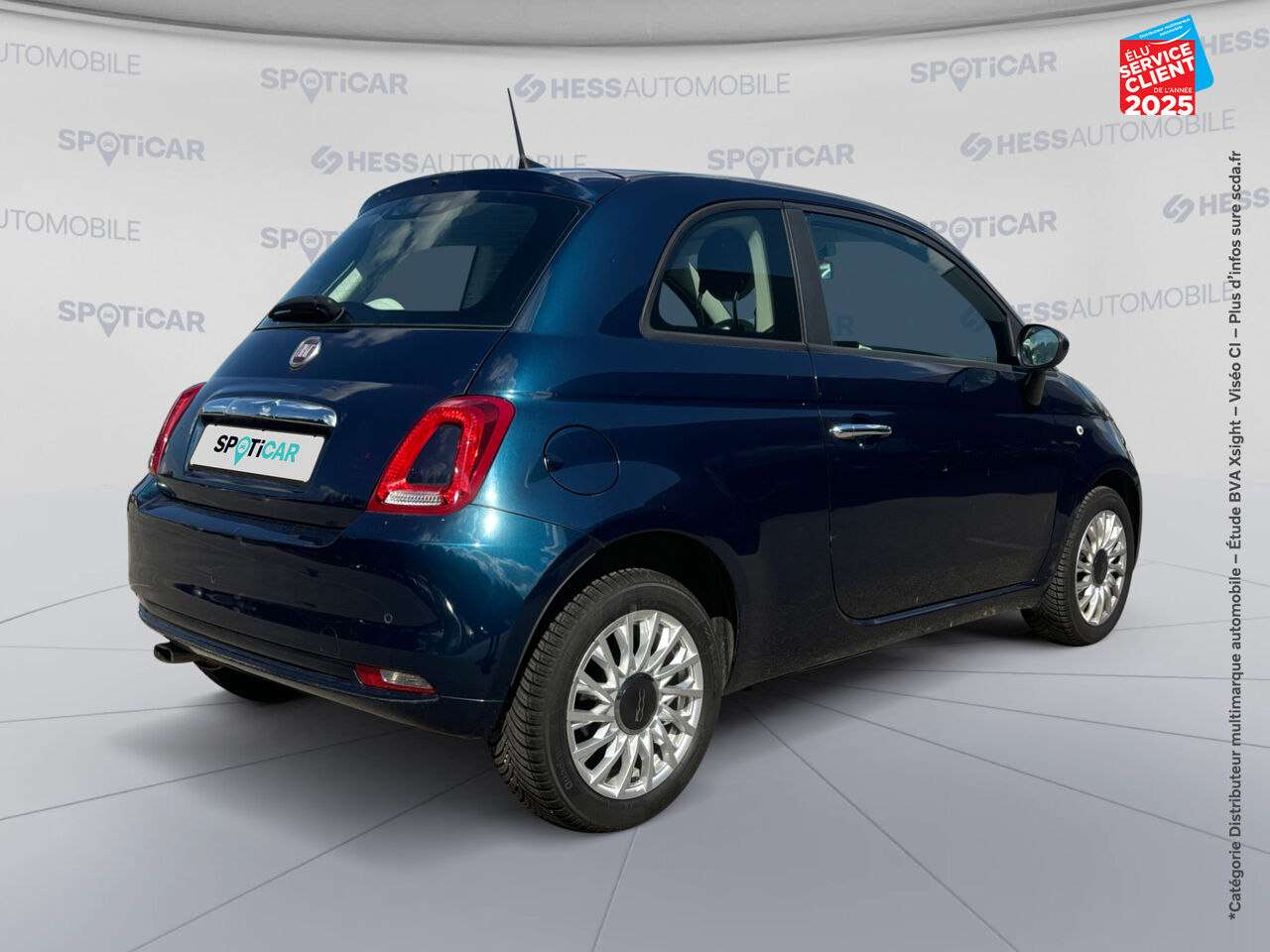 Véhicule d'occasion FIAT 500 1.2 8V 69CH SS LOUNGE DUALOGIC chez Toyota Thionville