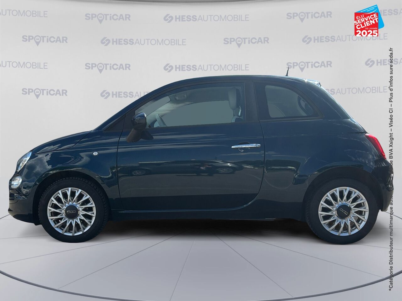Véhicule d'occasion FIAT 500 1.2 8V 69CH SS LOUNGE DUALOGIC chez Toyota Thionville