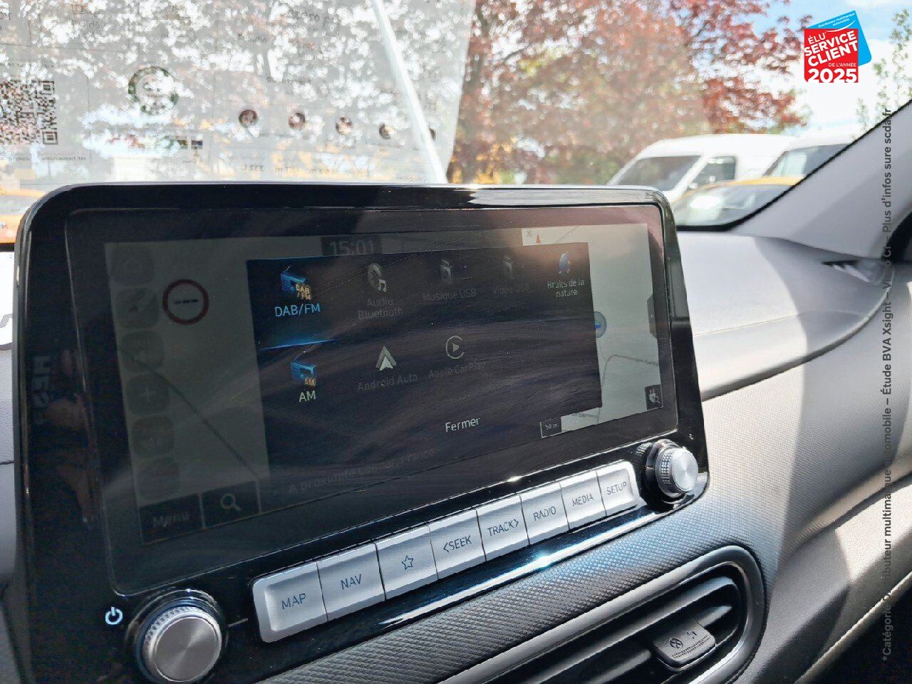 Véhicule d'occasion HYUNDAI KONA ELECTRIC 39KWH - 136CH CREATIVE chez Renault Sélestat