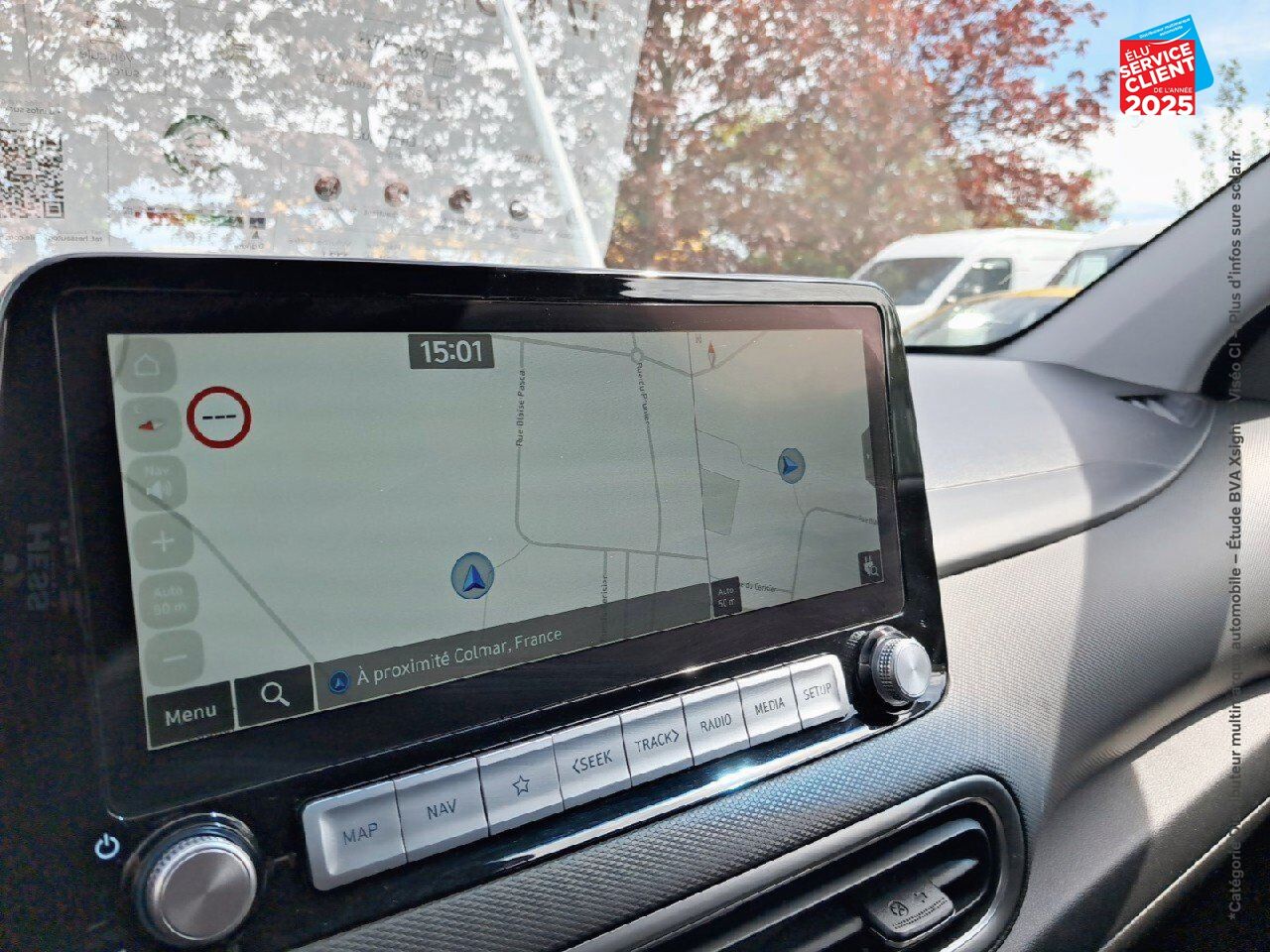 Véhicule d'occasion HYUNDAI KONA ELECTRIC 39KWH - 136CH CREATIVE chez Renault Sélestat