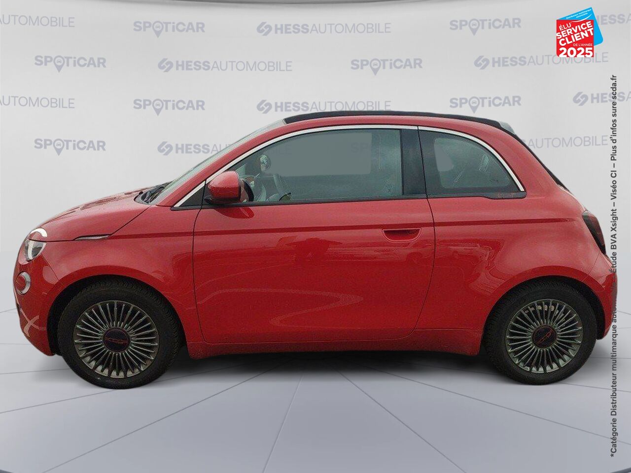 Véhicule d'occasion FIAT 500C E 95CH RED chez Hyundai Chalons