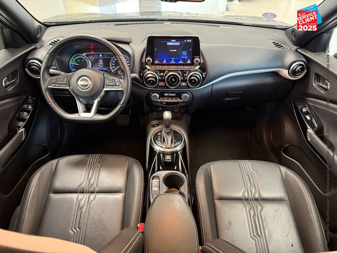 Véhicule d'occasion NISSAN JUKE 1.6 HYBRID 143CH PREMIERE EDITION 2023 SIEGES CUIR CAMERA chez Nissan Juke occasion