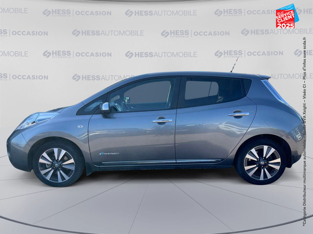 Véhicule d'occasion NISSAN LEAF 109CH 30KWH TEKNA MY17 SIEGES CHAUF/CUIR VOLANT CHAUF GPS CAMERA chez Nissan Belfort