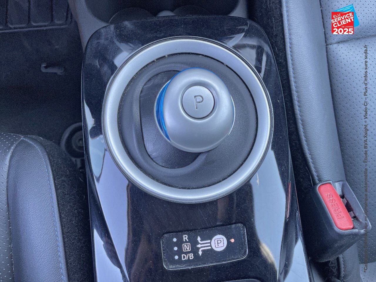 Véhicule d'occasion NISSAN LEAF 109CH 30KWH TEKNA MY17 SIEGES CHAUF/CUIR VOLANT CHAUF GPS CAMERA chez Nissan Belfort