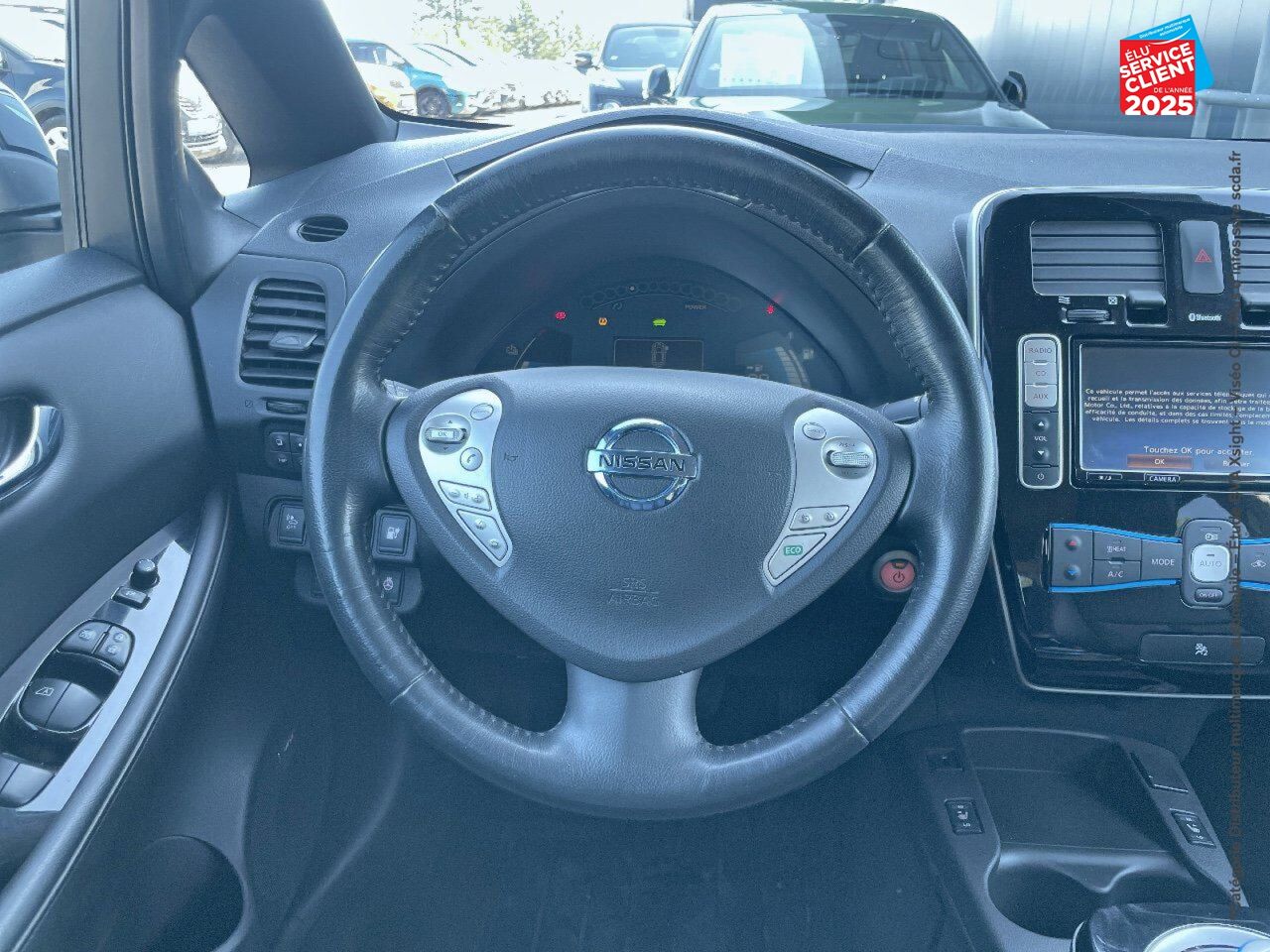 Véhicule d'occasion NISSAN LEAF 109CH 30KWH TEKNA MY17 SIEGES CHAUF/CUIR VOLANT CHAUF GPS CAMERA chez Nissan Belfort