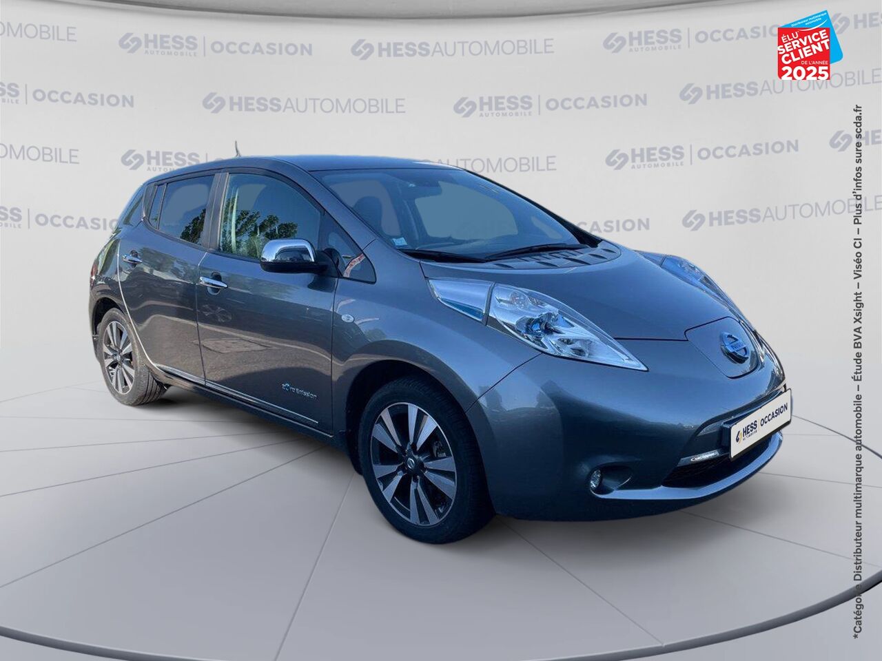 Véhicule d'occasion NISSAN LEAF 109CH 30KWH TEKNA MY17 SIEGES CHAUF/CUIR VOLANT CHAUF GPS CAMERA chez Nissan Belfort