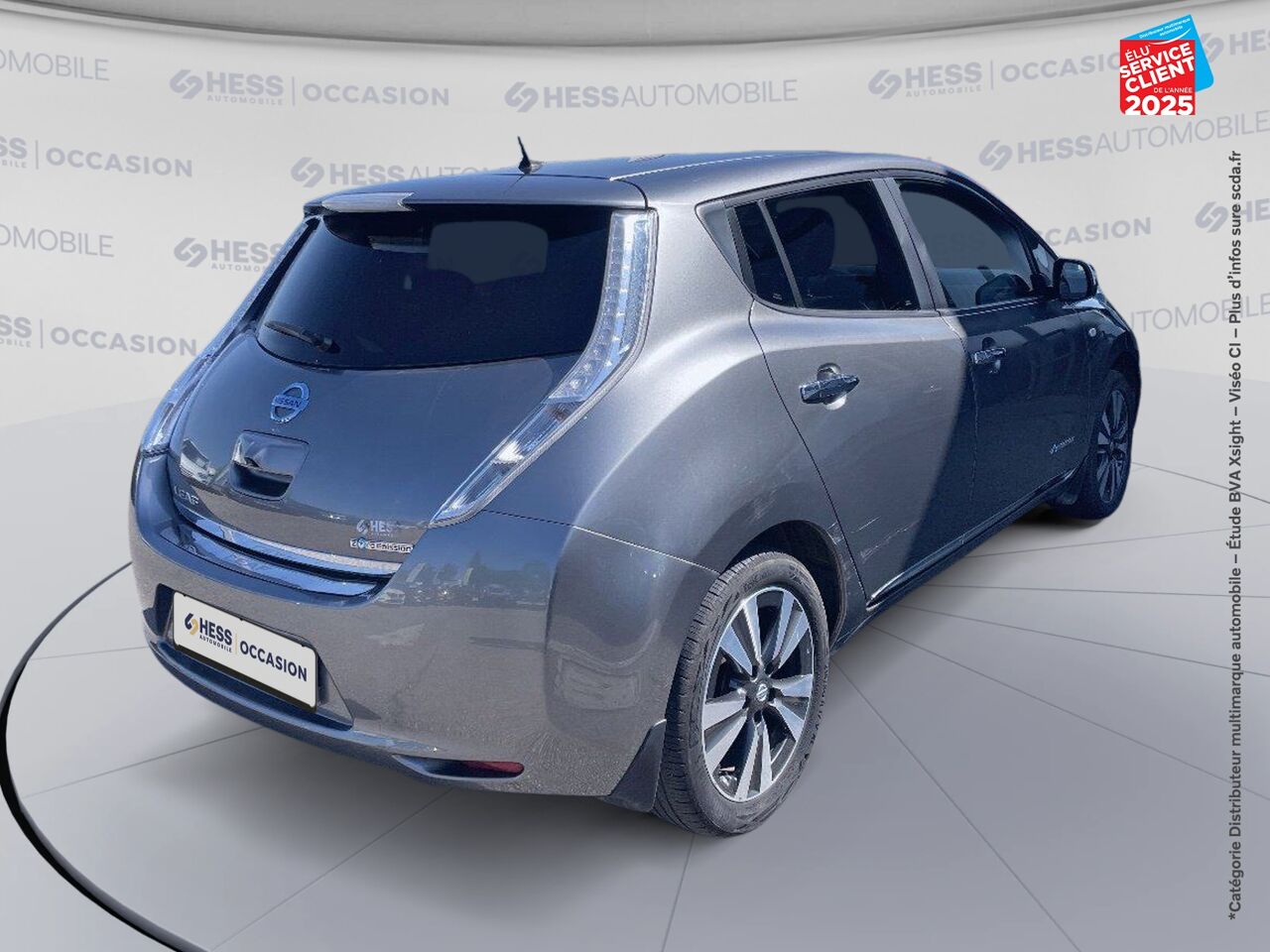 Véhicule d'occasion NISSAN LEAF 109CH 30KWH TEKNA MY17 SIEGES CHAUF/CUIR VOLANT CHAUF GPS CAMERA chez Nissan Belfort
