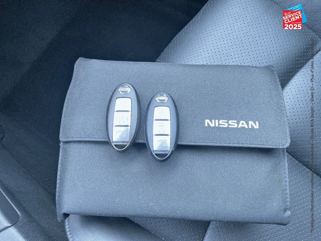 Véhicule d'occasion NISSAN LEAF 109CH 30KWH TEKNA MY17 SIEGES CHAUF/CUIR VOLANT CHAUF GPS CAMERA chez Nissan Belfort